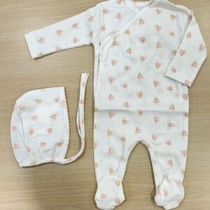 Adorable Floral Kids Footie Set